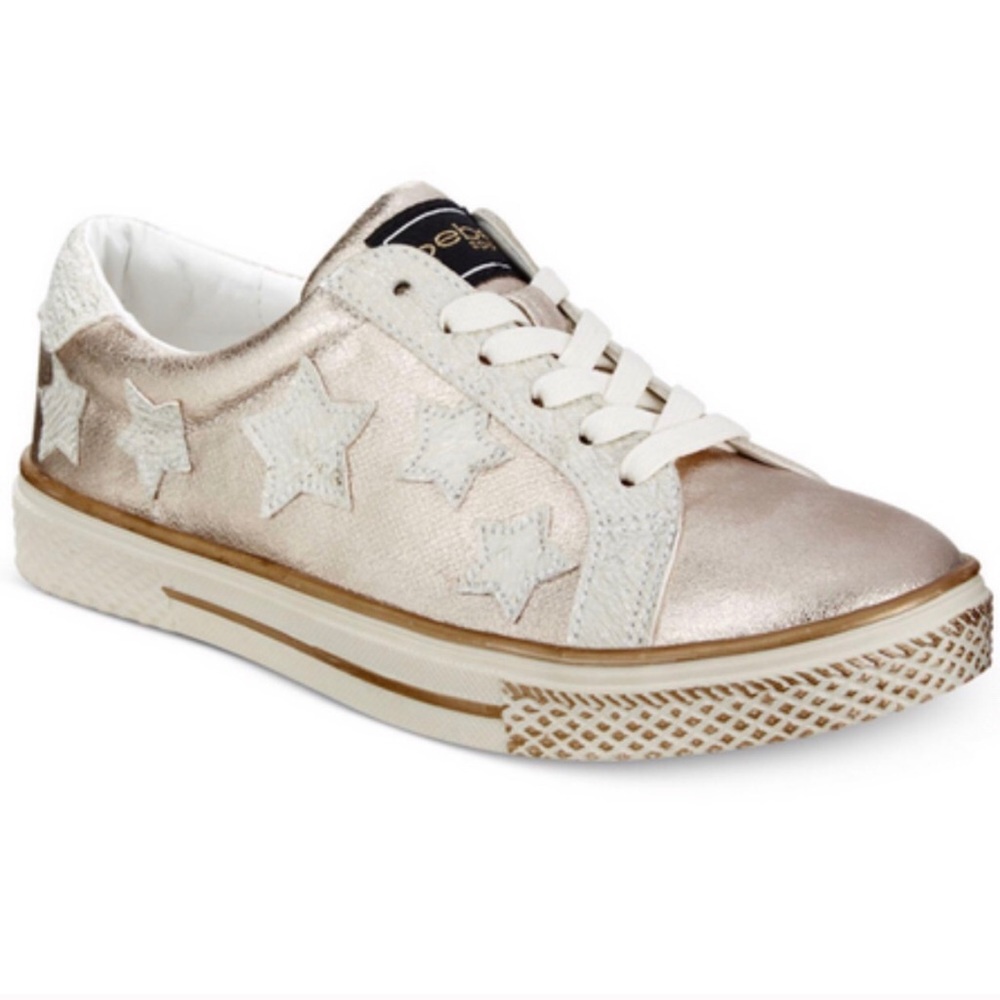 Bebe Sport Rose Gold Sneakers